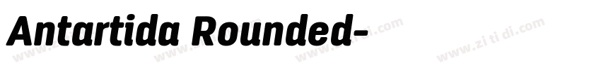 Antartida Rounded字体转换